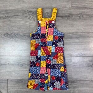 Vintage Toddle Time Overalls 3T Patchwork JCPenney Cottagecore Retro 70s